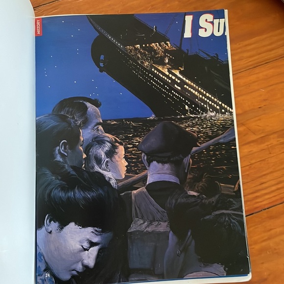 Vintage 1988 Scholastic A Time Guess Book Exploring the Titanic paperback book - Picture 11 of 16